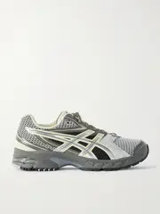 [Asics] Asics - Gel-ds Trainer 14 Rubber-trimmed Mesh Sneakers - Dark gray - UK 7 UK 7 Gray