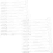 NIYANGLE 24Pcs Transparent Ear Wax Removal Sticks Ear Cleaning Tool for Deep Ear Care for Home and Travel Use