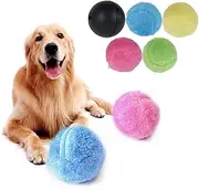 1 Rolling Ball 4 Color Ball Cover Magic Roller Ball Toy Electric Pet Toy Ball Automatic Roller Ball Magic Ball for Dog Smart Interactive Cat Toy Stimulate Hunting Instinct for Your Kitty Puppy