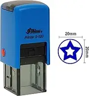 Round Self Inking Kids Teacher Stamp Star Personalized Custom Shiny 20mm Rubber Mini Stamp