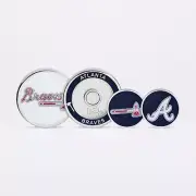 NEW PRG GOLF ATLANTA BRAVES Magnetic DUO GOLF BALL MARKER MLB Licensed