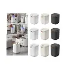 Bathroom Trash Can with Lid, Touchless Trash Can, Electric Trash Can, Automatic