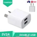 2A Dual USB Fast Charger Double USB 5V USB Power Adapter AU Plug For Phone iPad