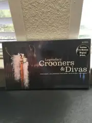 Legendary Crooners & Divas 4 CD Disc Set Live Material Original Artists