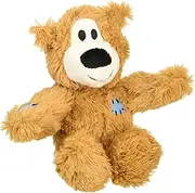 KONG Wild Knot Teddy M Brown Dog Plush Toy
