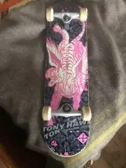 RARE Tony Hawk Huckjam Series Lion Tiger Pink Flying Wings Skateboard Vintage