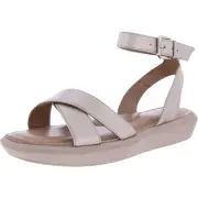 Naturalizer Womens Jamila Silver Wedge Sandals Shoes 9.5 Medium (B,M) BHFO 2443