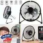 USB Desk Fan USB Powered Cooling Portable Table Fan Small Mini Quiet