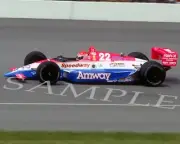 SCOTT BRAYTON 1990 #22 AMWAY LOLA INDY 500 CAR RACING ON TRACK 8X10 GLOSSY PHOTO