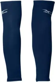 Mizuno Arm Sleeves, Navy, OSFM, Polyester, Sports, Adult, Pair