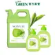 GREEN MOISTURE 水潤抗菌潔手乳加侖桶-朦朧之戀(綠茶)3800mlx1+400mlx2 洗手乳