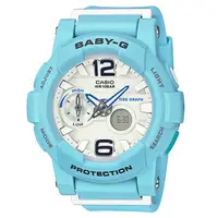 在飛比找松果購物優惠-【CASIO】BABY-G 立體鉚釘設計粉嫩春天休閒錶-白X