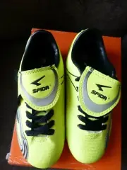 SFIDA - JUNIOR FOOTY BOOTS - EDGE-B - SIZE 12 US - FLURO GREEN