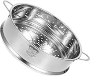 SHERCHPRY Stainless Steel Food Fruit Colander Strainer Pressure Cooker Baskets for Cooking Pot Steaming Basket Hot Dog Dim Sum Kitchen Handle Baby Cooking Pot