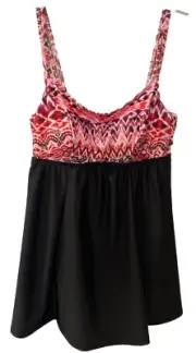 Sonnet Shores NWT Women’s Size 6 1 Piece Swimsuit Oasis Ikat Full Coverage