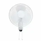 Heller Wall Fan w/ Pull Cord/3 Speed/Oscillating/Tilt Adjustable 40cm White