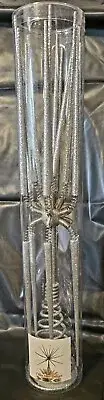 Tree Topper Silver Star Burst NIB