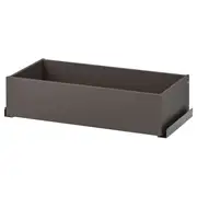 KOMPLEMENT drawer, dark grey, 75x35 cm