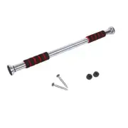 Steel Doorway Pull Up Bar | 220lbs Max Limit | Home Gym Portable Indoor