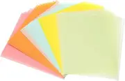 uxcell 70 Sheets Vellum Paper 4.25x5.5, Vellum Paper Printable Translucent Paper 100GSM for Invitations Laser Inkjet Printing Card Making Crafting Wedding Tracing, 5 Color