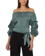 Vince Camuto Off The Shoulder Bubble Sleeve Top