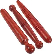 3Pcs Wooden Massage Sticks Portable Foot and Hand Acupoint Massagers Multi Functional Massage Tools for Tension and Promote