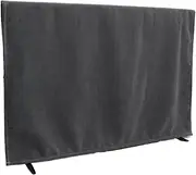 HYJHHY Tv Cover Thickened Chenille Fabric Breathable Simple All-Inclusive Dustproof Sunscreen Soft Universal Mobility Tv Protection Film(85 inch,Grey)