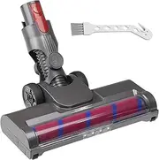 [Wingsflying] Lightweight Motorhead Hardwood Floor Attachment for Dyson V7 V8 V10 V11 V15 Vacuum Cleaners with Soft Roller Brush Head & LED Light