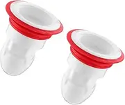 HOMSFOU 2pcs Odor-Resistant Shower Drain Plugs Floor Drain Filters for Bathroom and Kitchen Prevents Backflow and Blockages Easy to Install
