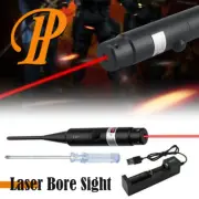 Red Dot Laser Bore Sight .22 to .50 Caliber Bore Sighter For Rifle Gun Hunting