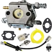 Carburetor Tune Up Kit Replacement For Walbro Wt-992 Chainsaw, A021003330 Carburetor Replacement For Echo Cs-352, Cs-352Es, Cs-353, With Fuel Line Filter Kit Carb