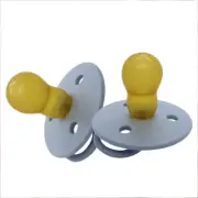 2PK Mininor Nordic Sky Blue 0m+ Baby/Infant Feeding Latex Pacifier/Dummy Soother