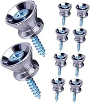 Abaodam Strap Locking Anchors for Acoustic Guitars 10pcs Guitar Strap Locks Locking Pins