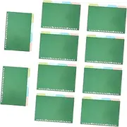 COHEALI Binder Filler Paper 10 Pcs A5 Refill for Journal Notebook Divider Tab Cards 4 Options