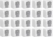 Compatible with Roborock S7 MaxV Ultra / S7 Pro Ultra / Q5 / Q5+ Plus / Q7 / Q7+ / Q7 Max / Q7 Max+ Disposable Dust Bag Leakproof Spare Part (Color : 20 Pcs)