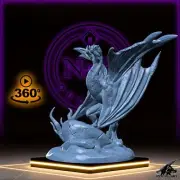 Tree Stalker | Forest Hunter Dragon | Miniature for Tabletop games like D&D 5e a