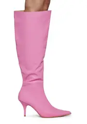 Hot Conclusions Knee High Boots - Pink