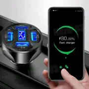 1x 4Port USB Car Charger 3.1A Fast Charging Quick Charge 3.0 For iPhone Samsung (for: Ford)