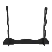 3X(3Tier Samurai Sword Katana Holder Stand Bracket Rack Display Black U5T1)5149
