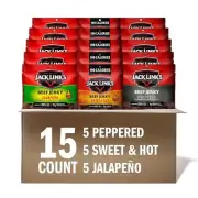 Beef Jerky Bold Variety Pack – Includes Sweet & Hot, Jalapeño and Peppered Be...