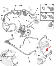 PEUGEOT 208 MK2 P21 Refrigerant Pipe 9826918180 New Genuine