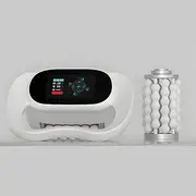 Slimming Vibration Kneading Instrument, Electric Slimming Belt with 2 Rollers,7adjustable Energy Lights and 10levels Intensity,Lose Weight, Relieve Stress and Pain, for Body