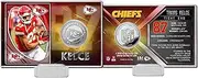 Travis Kelce Kansas City Chiefs NFL Silver Coin Card