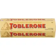 Toblerone Swiss Milk Chocolate With Honey & Almond Nougat 6 Bars 600g 21.1 oz