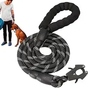 Long Lead for Dogs - Anti-Slip Heavy Duty Rope Lead | Soft Padded Strong Harness for Training Walking Outdoor Puppy Pet Activities