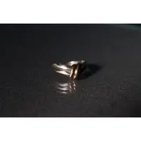 在飛比找蝦皮購物優惠-《部町》日本 古董戒指 純銀鑲K金戒指｜飾品 戒指 黃金 9