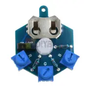 DIY Colorful LED Light Electronic Kit Soldering Practice Projects With Battery