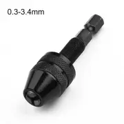 Quick Change Keyless Chuck Conversion Adapter for Drill Bit Holder Tool