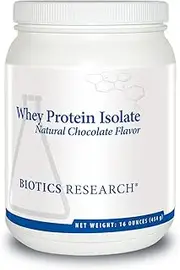 Biotics Research Corporation, Whey Protein Isolate, Natural Chocolate Flavour, 470ml (454 g)