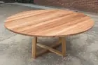 Anglesea Round Dining Tables - Solid Messmate Timber - 6 Sizes - Leg Options